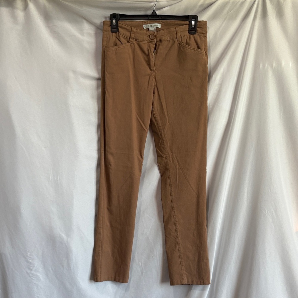 Cleo Women's Straight Leg Tan Jeans